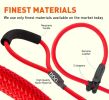 Dogline - Round Nylon Slip Lead – Professional Training & Control Series 1/2" x 6'