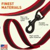 Dogline - Rubberized Non-Slip Nylon Leash – Weatherproof Grip Series W3/4" x  L6'