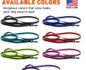 Dogline - 8ft Multi-Purpose Hands-Free Leash – Non-Slip Rubberized Nylon
