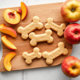 Fidos Lair | Roscoe & Stella’s - Grain Free Fruit Treats – Limited Ingredient Artisan Treats (Option: Apple & Peach Treats)