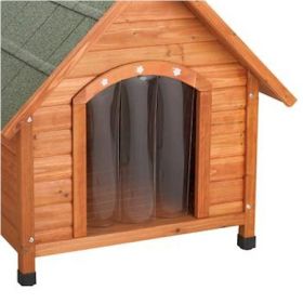 Premium Plus A Frame Dog House Door Flap (Option: Medium)